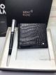 Crocodile Montblanc Wallet Set  - Replica Purses and Fineliner Pen (7)_th.jpg